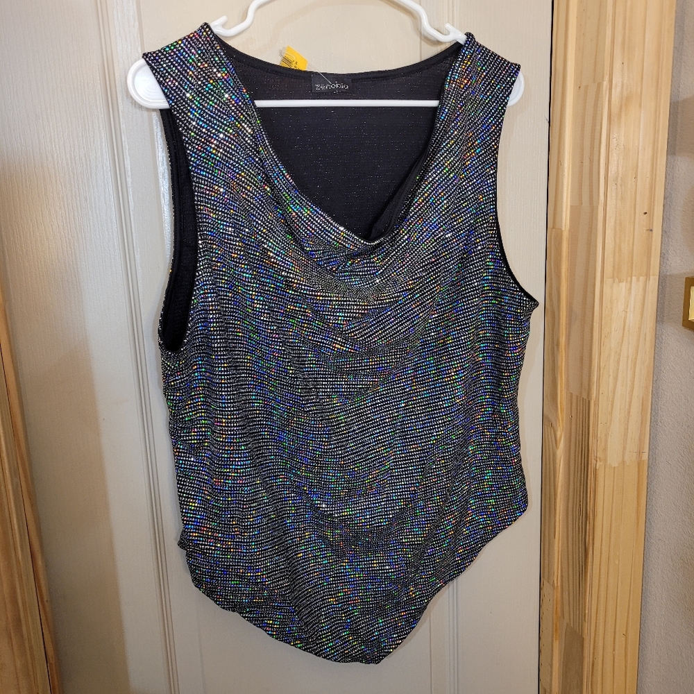 Nwt 90s style sparkly top